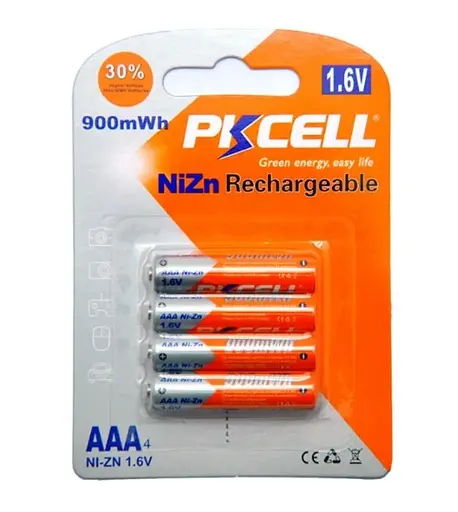 Зарядное устройство и аккумуляторы Pkcell AAA Ni-Zn 900 mWh 8 шт - фото 3