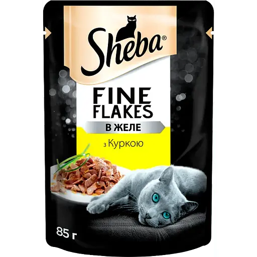 Набір вологого корму для котів Sheba, в асортименті 15 шт. + з куркою та яловичиною в соусі 5 шт. 1.7 кг (20 шт. х 85 г) - фото 4