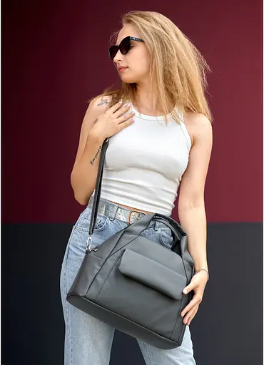 Спортивная женская сумка Sambag 37х25х16 см sum0020255 - фото 8