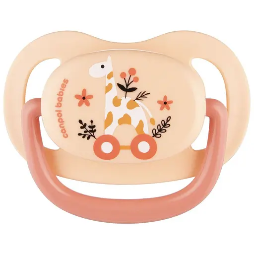 Пустышка Canpol babies Toys силиконовая анатомическая 18+ мес. розовая (23/258_pin2)