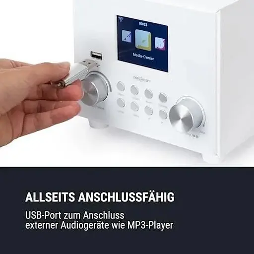 Интернет-радио OneConcept Streamo Cube Белый (10034058) - фото 8