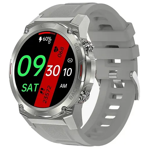 Смарт-годинник Oukitel bt50 сріблястий - фото 1