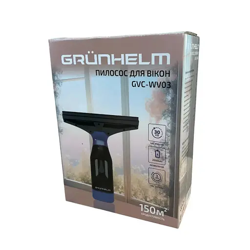 Пылесос для окон Grunhelm GVC-WV03 аккумуляторный (142752) - фото 9