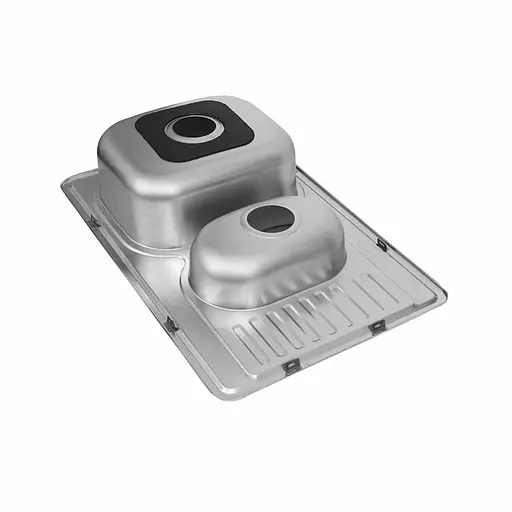 Кухонная мойка из нержавеющей стали Platinum сатин 7850D (0,8/180 мм), Satin - фото 5