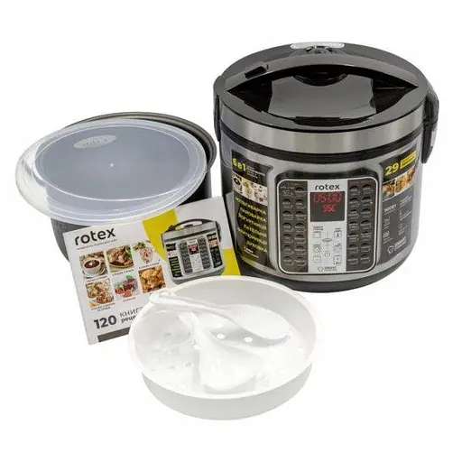 Мультиварка рисоварка Rotex RMC401-B Smart Cooking - фото 9
