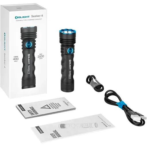 Фонарь Olight Seeker 4 Matte Black - фото 6