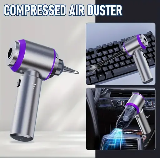 Мощный беспроводной пылесос 3-в-1 с LED подсветкой, 16000 Pa, функция обдува, литиевая батарея 6000 mAh - фото 11