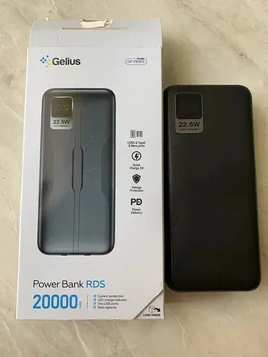 Зовнішній акумулятор (павербанк) Gelius GP-PB302 20000 mAh чорний - фото 6