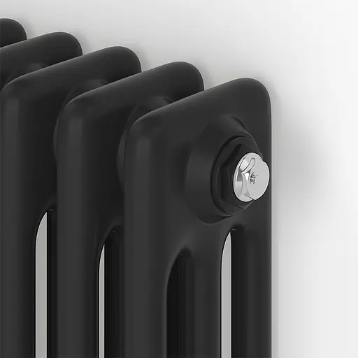 Радіатор дизайнерський Ideale Viola 13 7/1800/335 чорний, Чорний - фото 2