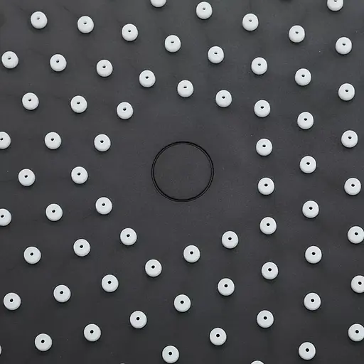 Верхний душ, круглый, Ø250 мм черный Frap F016-25, Черный матовый - фото 5