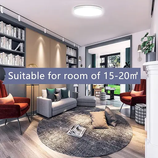 Ouyulong - 36W світлодіодний стельовий світильник 4300LM 4000K натуральний білий водонепроникний - фото 3