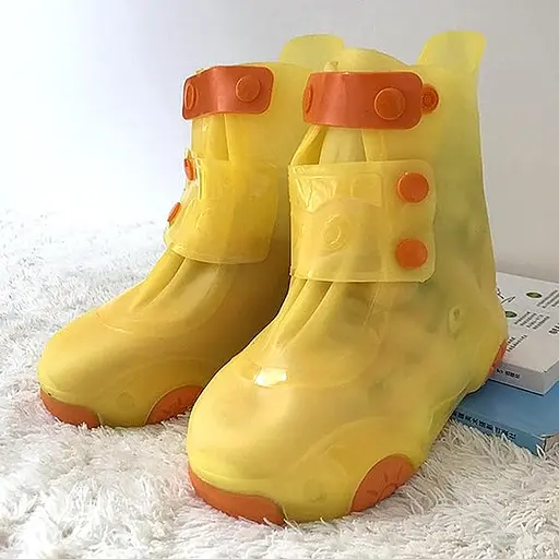 Бахіли на взуття Kidigo дитячі ПВХ H003 S 26-27 Yellow (17563) - фото 4