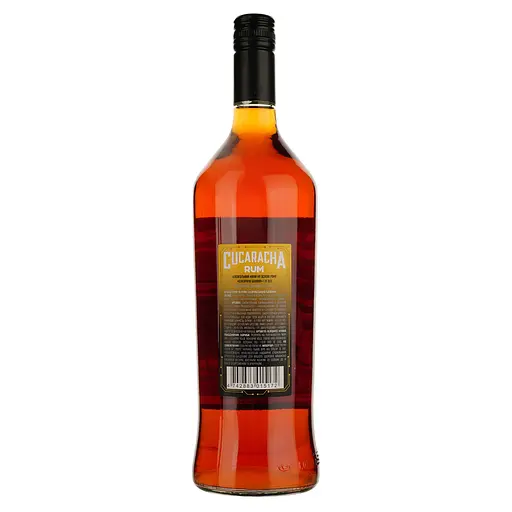 Уцінка. Алкогольний напій Cucaracha Rum Banana 35% 1 л  - фото 2