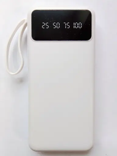 Power Bank 20000 mAh павербанк с экраном LVR 015 White (17553) - фото 2