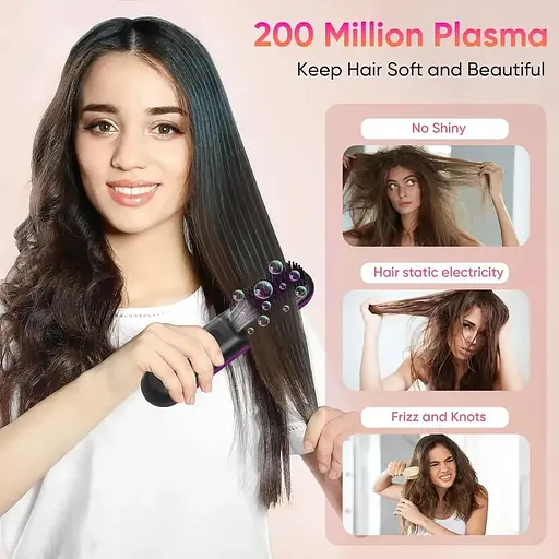 Бездротова щітка для випрямлення волосся Baimistar SD2306 з 9 температурами, 10000 мАг, акумуляторна батарея - фото 6
