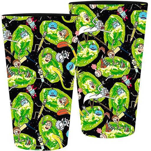 Склянка Rick and Morty Portals (Рік і Морті) - фото 3