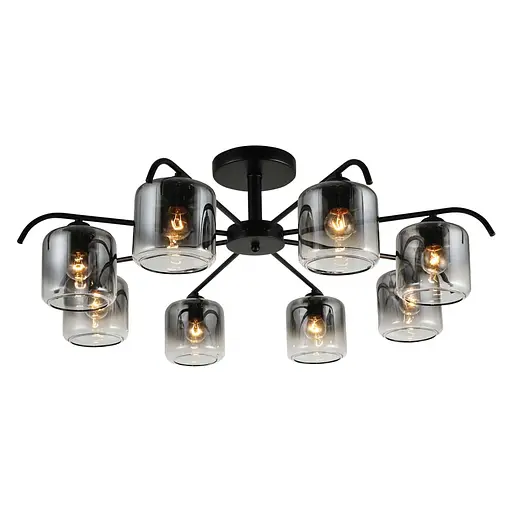 Накладний світильник Ardero BL1980-1 ORLANDO під лампу чорний - фото 1