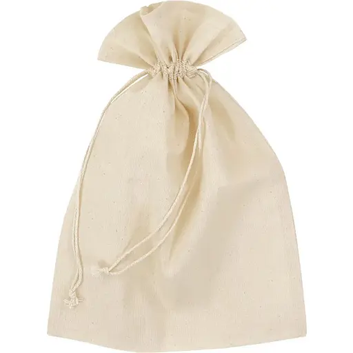 Мішечок із бавовни Rosa Talent 20х30 см невибілена бавовна 135 г/м2   - фото 1