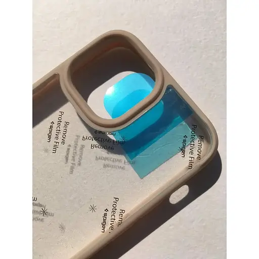 Оригинальный противоударный чехол Spigen Ultra Hybrid для iPhone 13 Mini Sand Baige (ACS03321) Прозрачный - фото 10