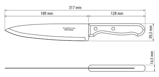 Нож кухонный Tramontina DYNAMIC, 203 мм - фото 2