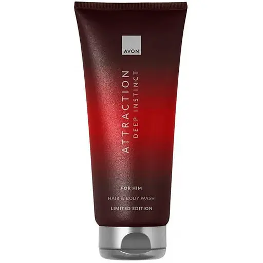 Шампунь-гель для душу Avon Attraction Deep Instinct для Нього 200 мл (158511443) - фото 1