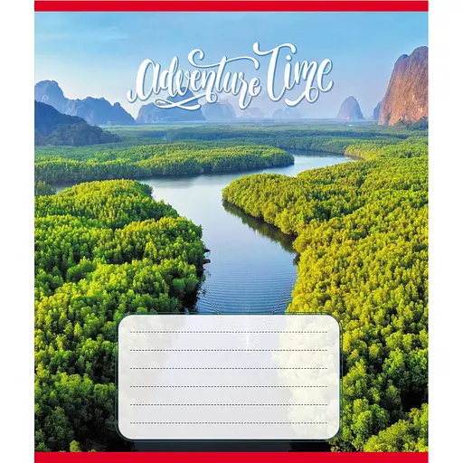 Зошит загальний "Час для подорожі" Leader 060-590430L-4 в лінію, 60 аркушів - фото 1