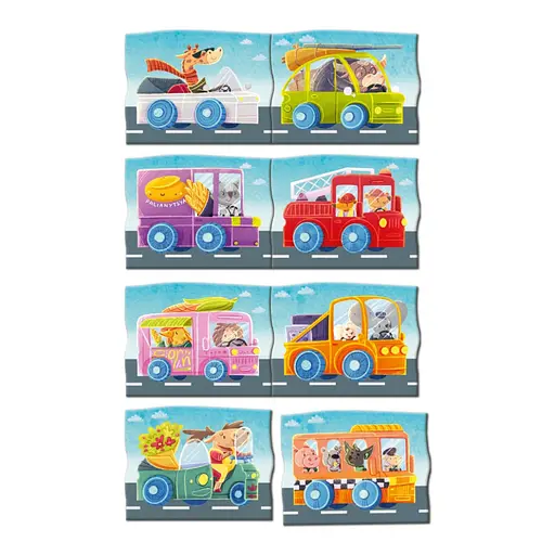 Детская магнитная игра "Автомобильное путешествие" DoDo Toys 200253, 8 элементов - фото 3