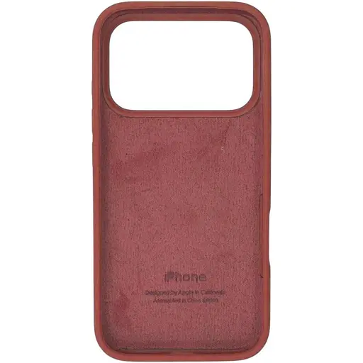 Чехол Silicone Case для Apple iPhone 17 Pro Saddle Brown AA [145178] - фото 2