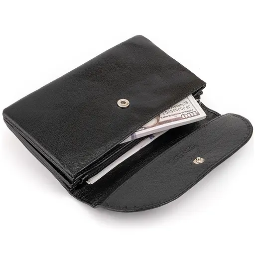 Жіночий шкіряний гаманець-клатч ST Leather 19х9.5х2.5 см acs0015831 - фото 4