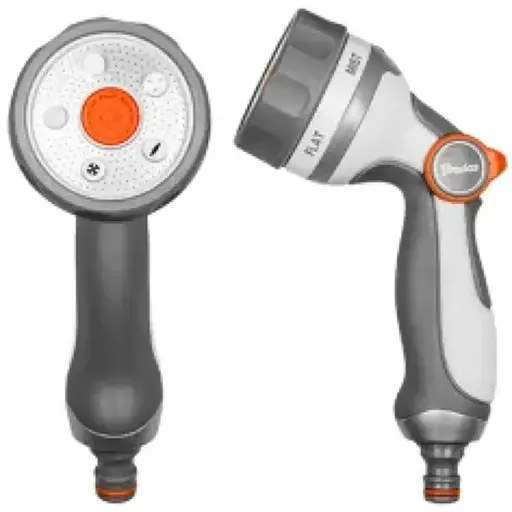 Пистолет для полива Bradas SMOOTH CONTROL WHITE LINE 5 режимов металлический WL-EN55M - фото 1