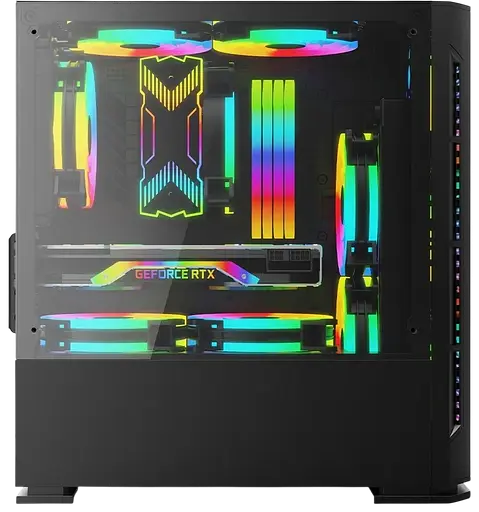 Корпус 2E Calleo GB700 ARGB Black (2E-GB700) - фото 1