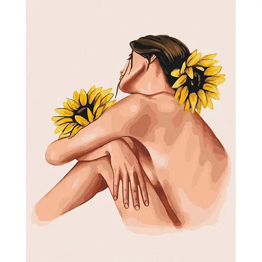 Картина за номерами Brushme Обійми соняхів Alla Berezovska