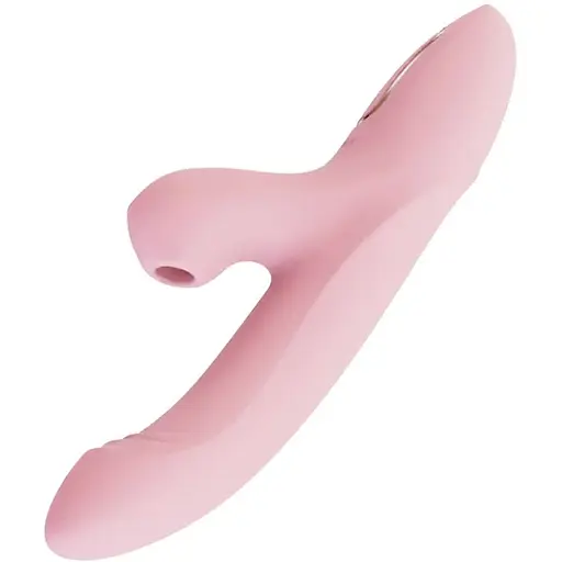 Вибратор-кролик KisToy Katy Max с вращением ствола и вакуумной стимуляцией - фото 2