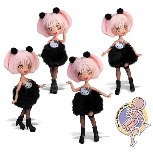 Детская кукла Золотая Дева 4SF Manga Dolls HKTF0200 серии Hello Kitty  - фото 8
