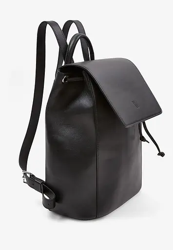 Женский кожаный рюкзак Kim черный краст - фото 3