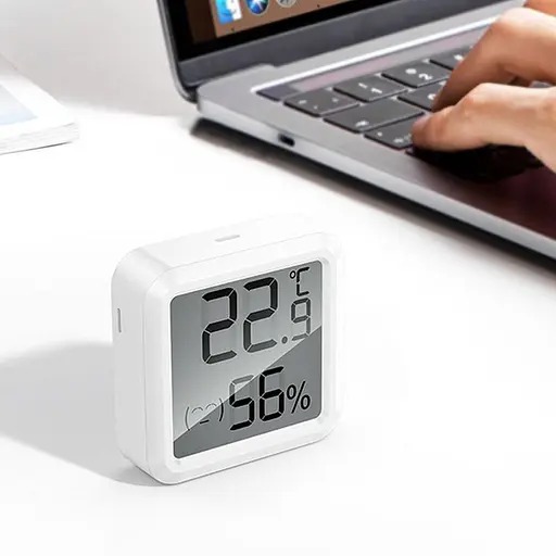 Электронный термогигрометр Hoco HX40 2in1 Indoor White - фото 5