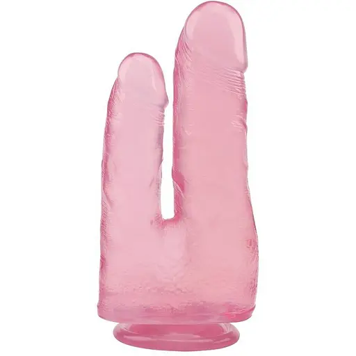 Подвійний фалоімітатор Hi-Rubber Born To Create Pleasure 7.9 Inch 23 см рожевий