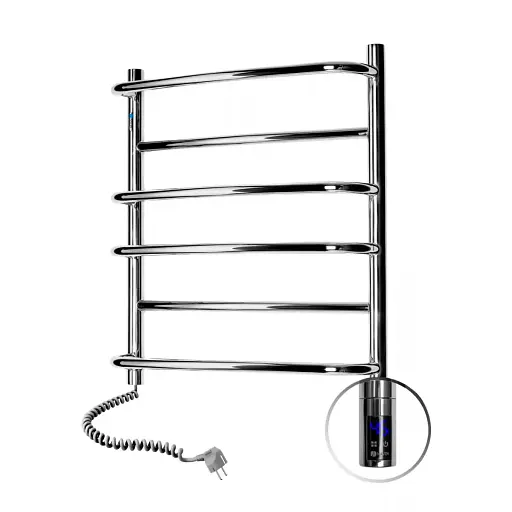 Рушникосушка електрична NAVIN Омега 530х600 Sensor ліва - фото 1