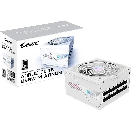 Блок живлення Gigabyte 850W ATX 3.1 GP-AE850PM PG5 ICE (GP-AE850PM PG5 ICE) - фото 7