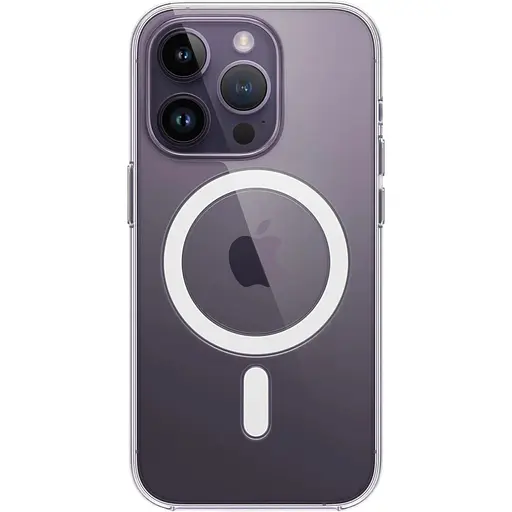Оригинальный противоударный чехол Apple Clear Case MagSafe для iPhone 14 Pro Прозрачный (MPU63RM/A)