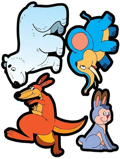 Детская книга "Верхом на слоне" 402436 с наклейками - фото 2