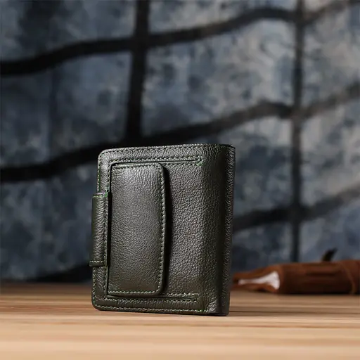 Вертикальний жіночий гаманець із натуральної шкіри ST Leather 9.5х11х2 см acs0029645 - фото 10