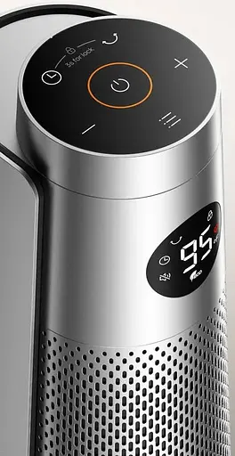 Тепловентилятор Xiaomi Dreo 25м2 2000Вт срібний - фото 4