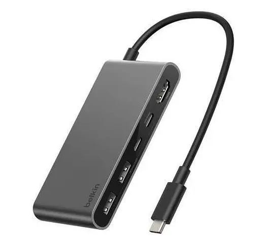 USB-хаб Belkin USB-C 5в1 Multiport Dock (AVC022HQSGY) - фото 1