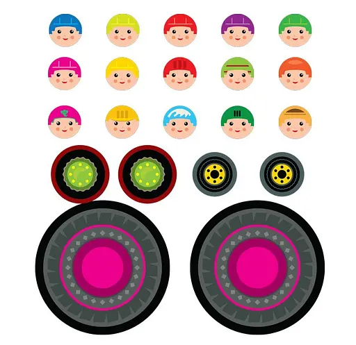 Дитяча книга розвивайка "Екскаватор" 403082 з наклейками - фото 2