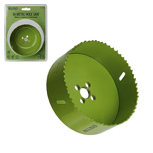 Свердло корончате Alloid Building Tools біметалеве 111 мм (HS-30111) - фото 2