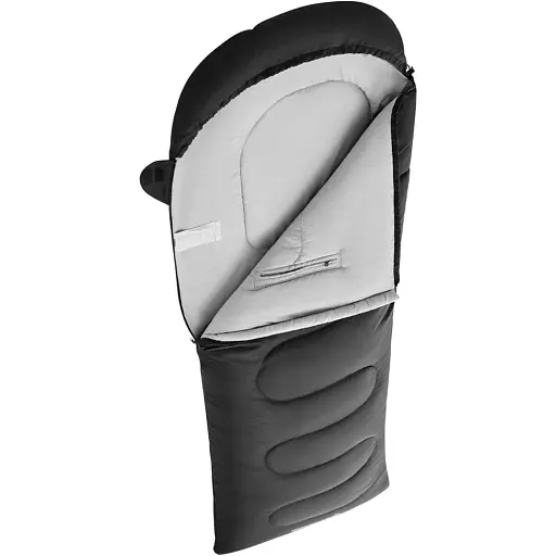 Спальный мешок KingCamp Lona 250 Comf +12°C / Lim +7°C / Extr -3°C Black