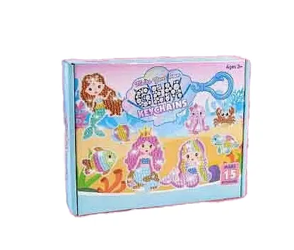 Алмазна мозаїка LY 12-6 B 15 брелків, фурнітура, алмази, стілус, силіконовий клей, в коробці (6990147400037) - фото 1