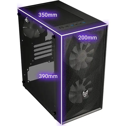 Корпус FSP CST130BASICB без БЖ Black (CST130BASICB) - фото 7