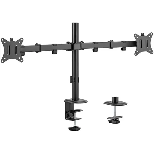 Кронштейн настільний OfficePro OPMA-102 для двох моніторів 17-32 дюйми Black - фото 3